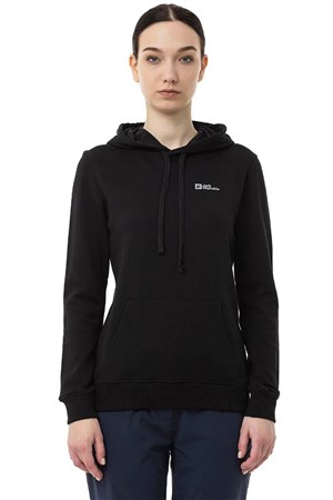 Jack Wolfskin Alice Hoody Kadın Sweatshirt 2000001TR-6000 Siyah