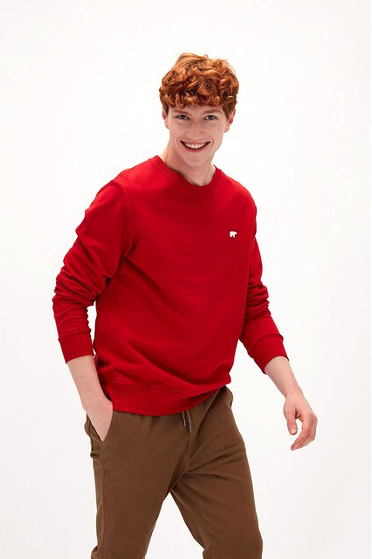 Bad Bear Presage Erkek Sweatshirt 20.02.12.012 Kırmızı