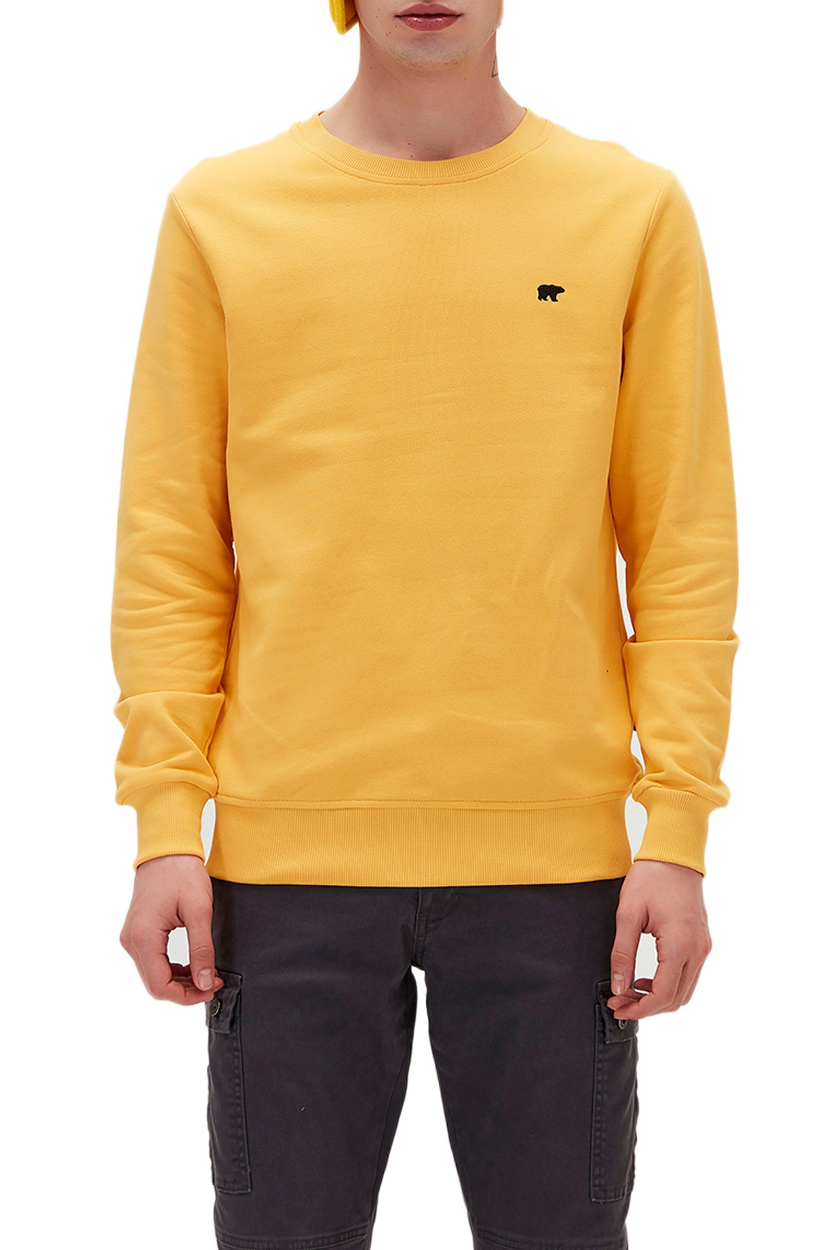 Bad Bear Presage Erkek Sweatshirt 20.02.12.012 Sarı