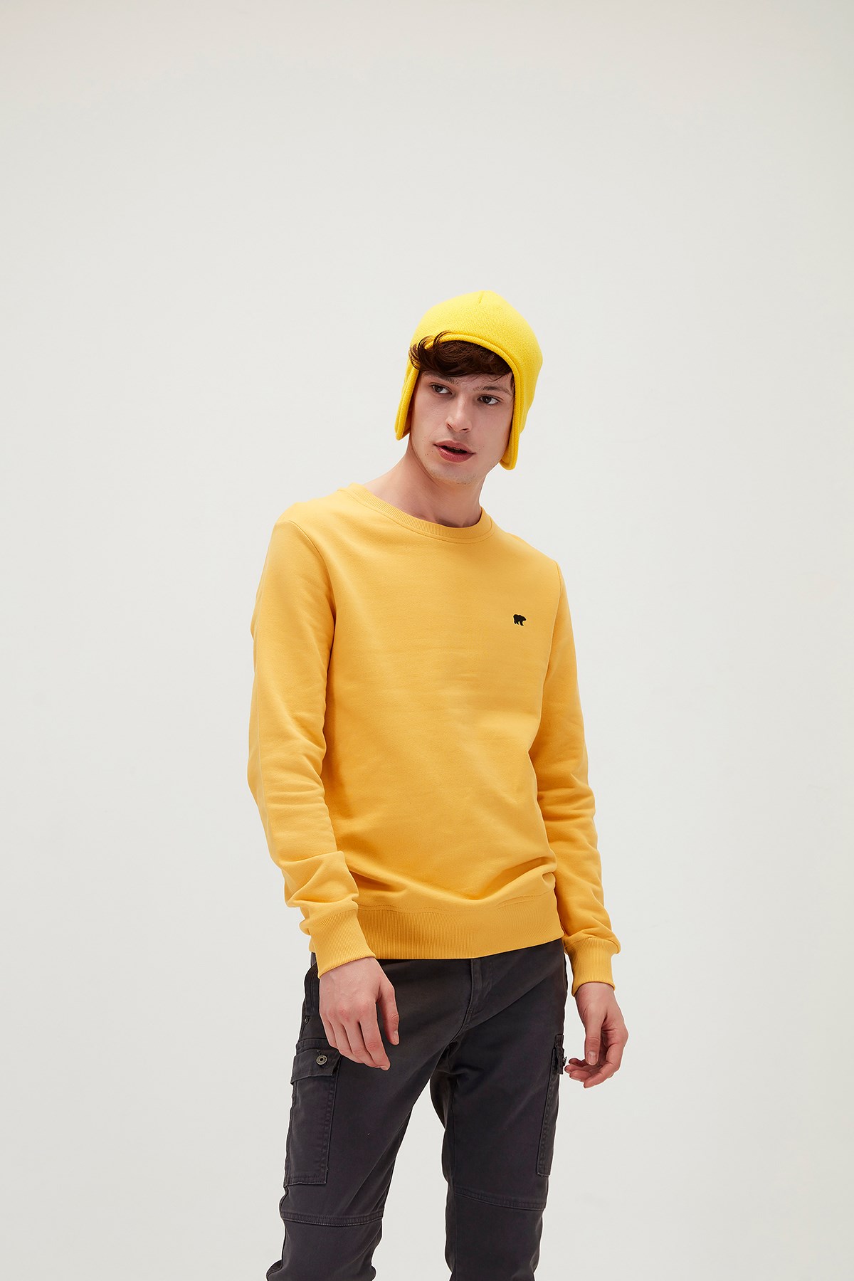 Bad Bear Presage Erkek Sweatshirt 20.02.12.012 Sarı