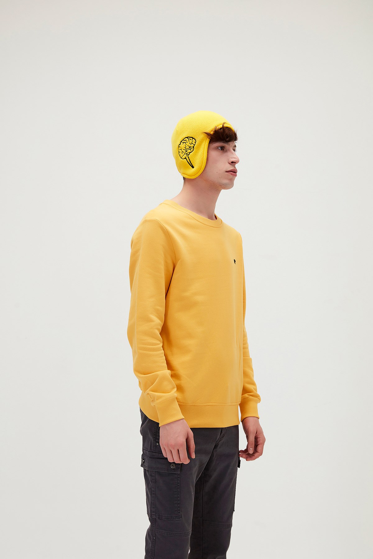 Bad Bear Presage Erkek Sweatshirt 20.02.12.012 Sarı