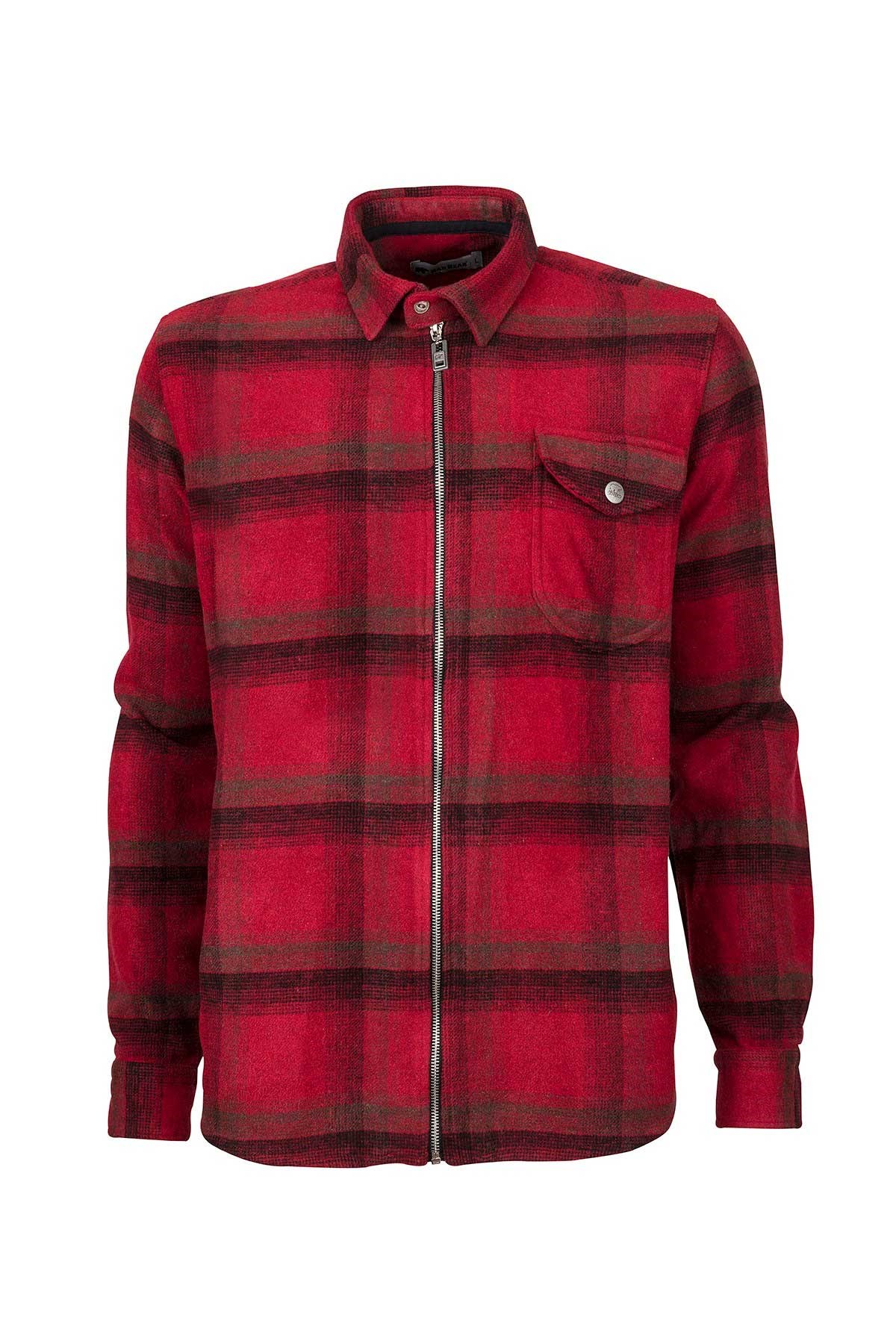 Bad Bear Erkek Gömlek 20.02.30.002-C26 Kırmızı