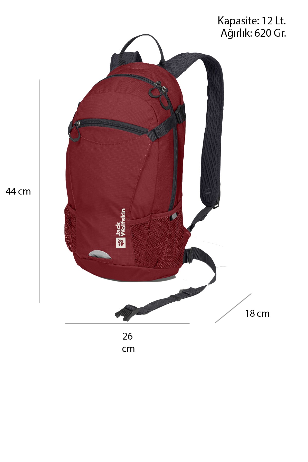 Jack Wolfskin Velocity 12 Unisex Sırt Çantası Mor