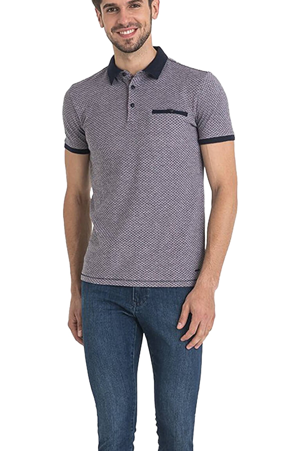 Loft Polo Yaka Erkek Tişört 2017519 Mavi