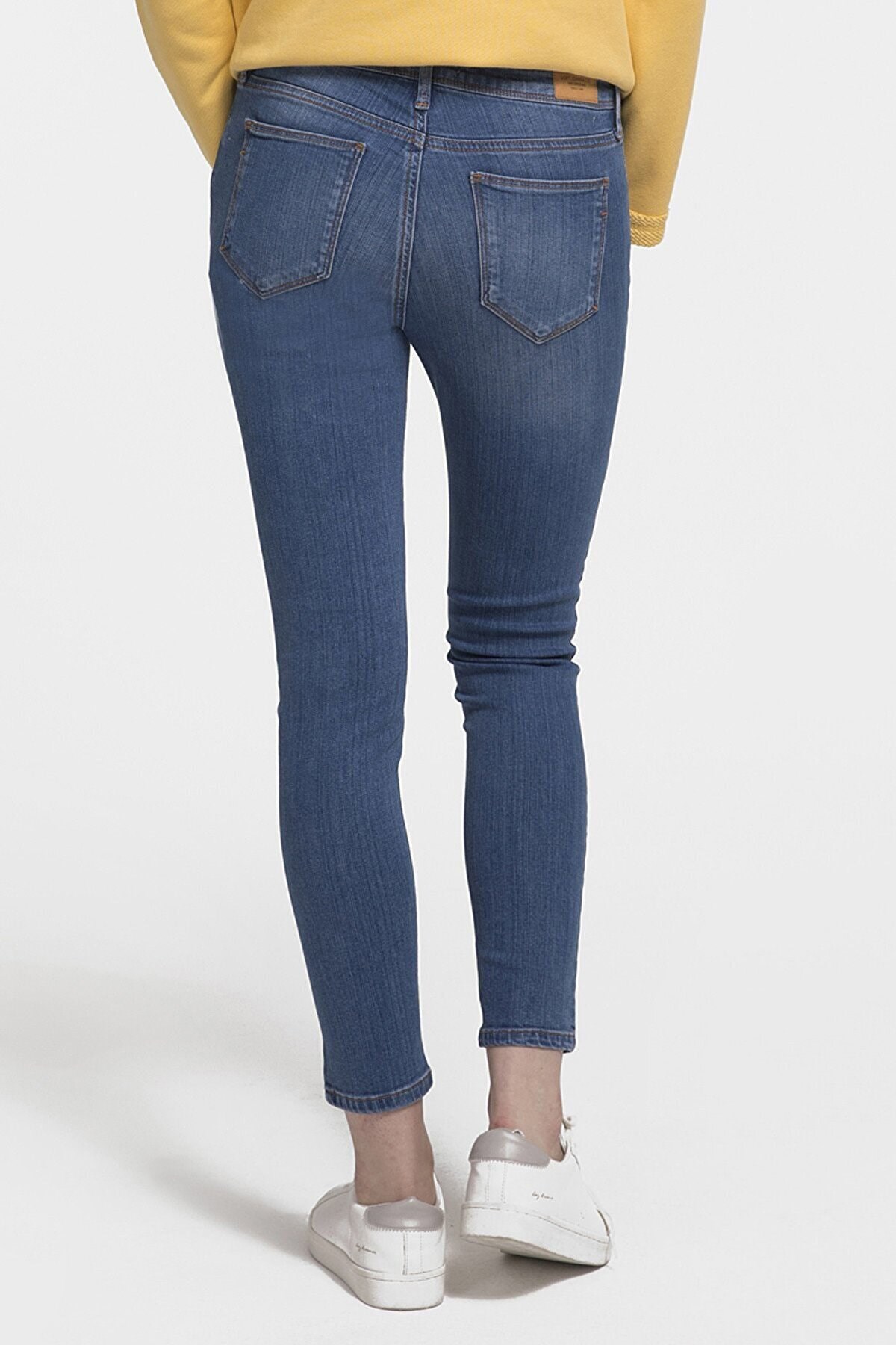 Loft Nicole Arya Mid Wash Kadın Jean 2018629 Standart