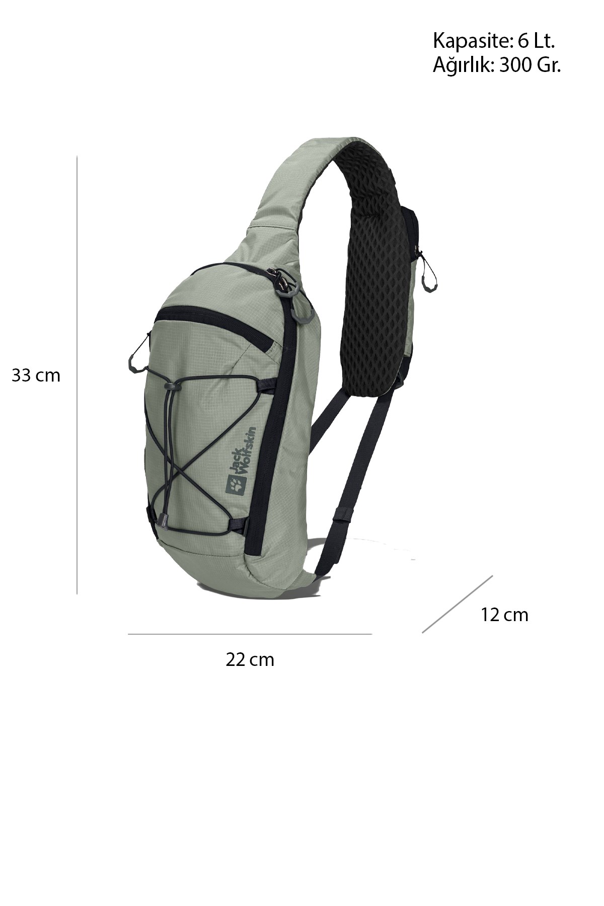 Jack Wolfskin Cyrox Sling Unisex Çanta Yeşil