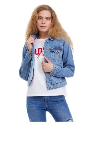 Loft Queen Wash Jean Ceket 2022026