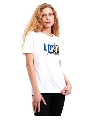 Loft Kadın Beyaz Tişört LF2023796