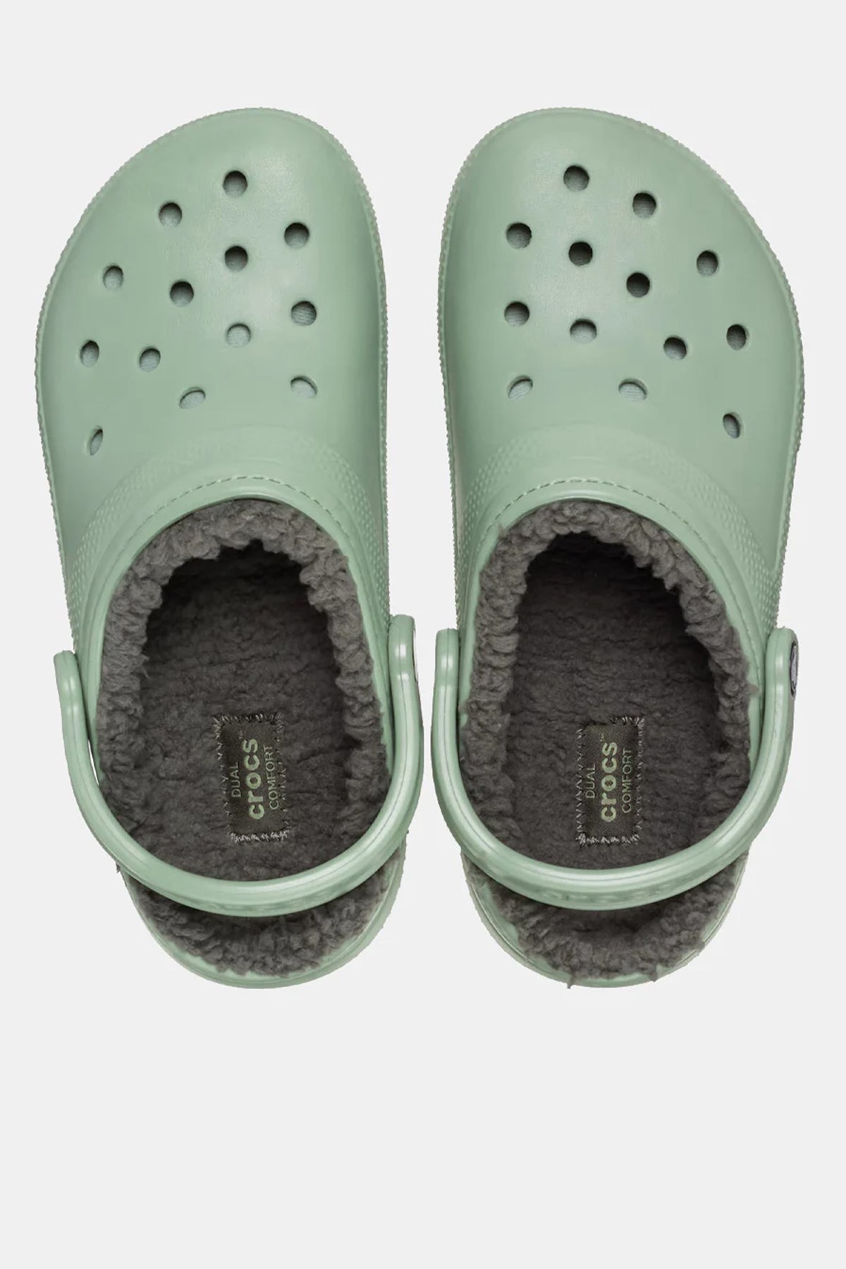 Crocs Classic Lined Clog Unisex Sandalet 203591-3WP Yeşil
