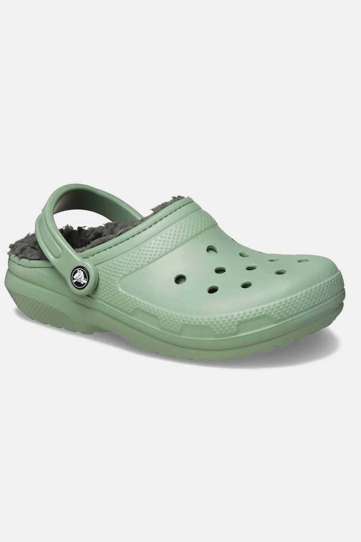 Crocs Classic Lined Clog Unisex Sandalet 203591-3WP Yeşil