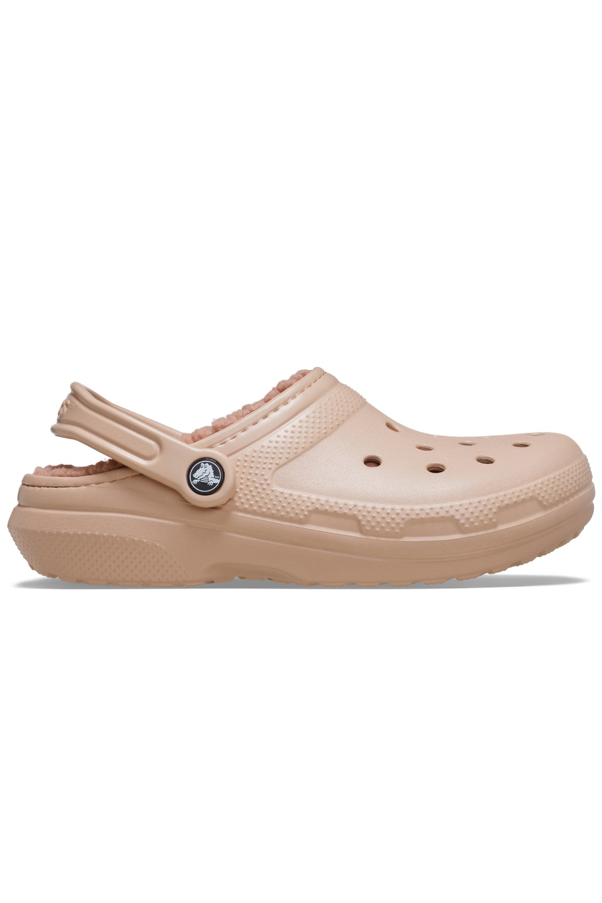 Crocs Classic Lined Clog Unisex Sandalet 203591-7AF Pembe