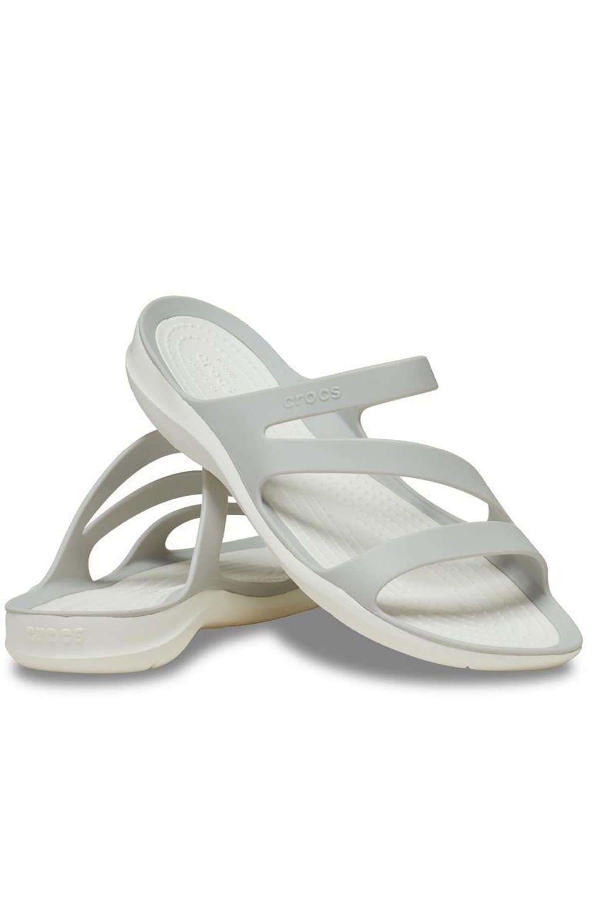 Crocs Swiftwater Sandal Kadın Terlik 203998-1FT Gri