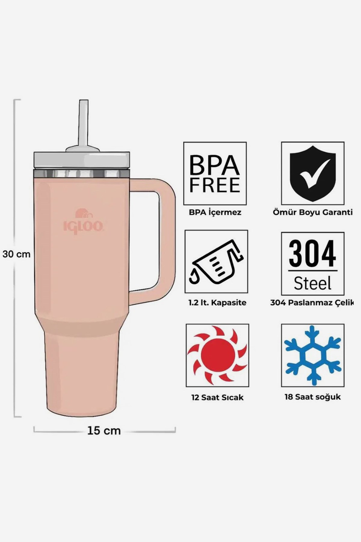 Igloo Stadler Thermo-Mug 1.2 Litre Somon