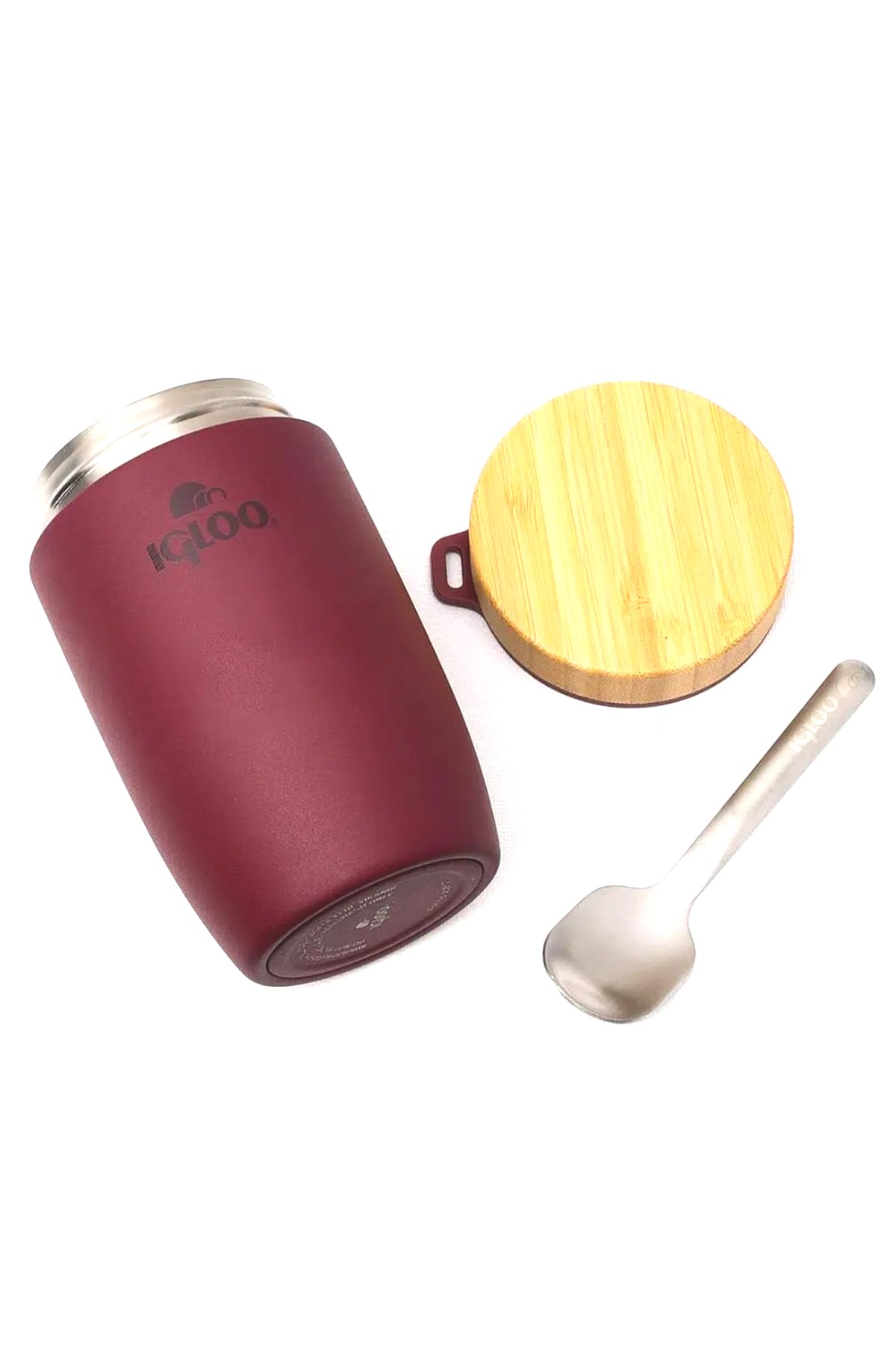 Igloo Bamboo Yemek Termosu 500 ml. Bordo