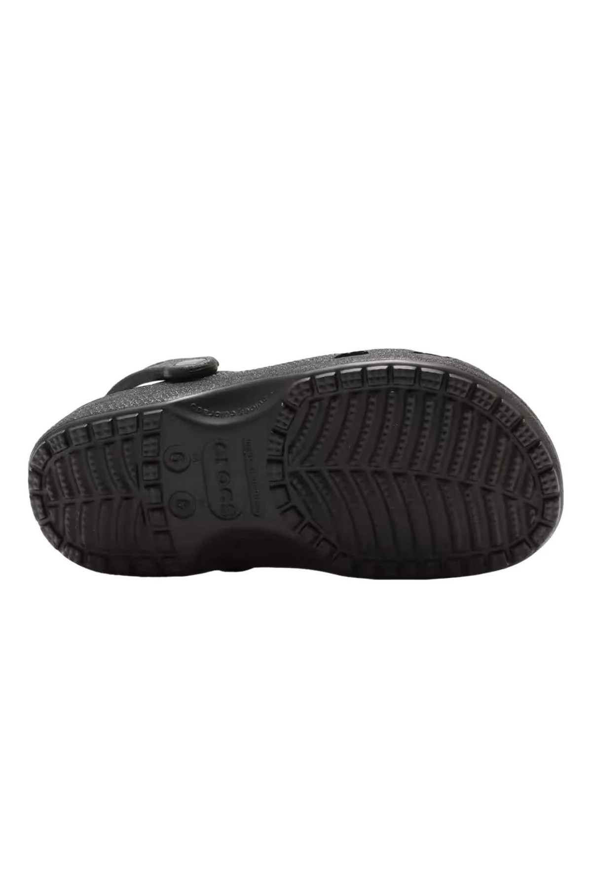 Crocs Classic Glitter Unisex Terlik 205942-0WH Siyah