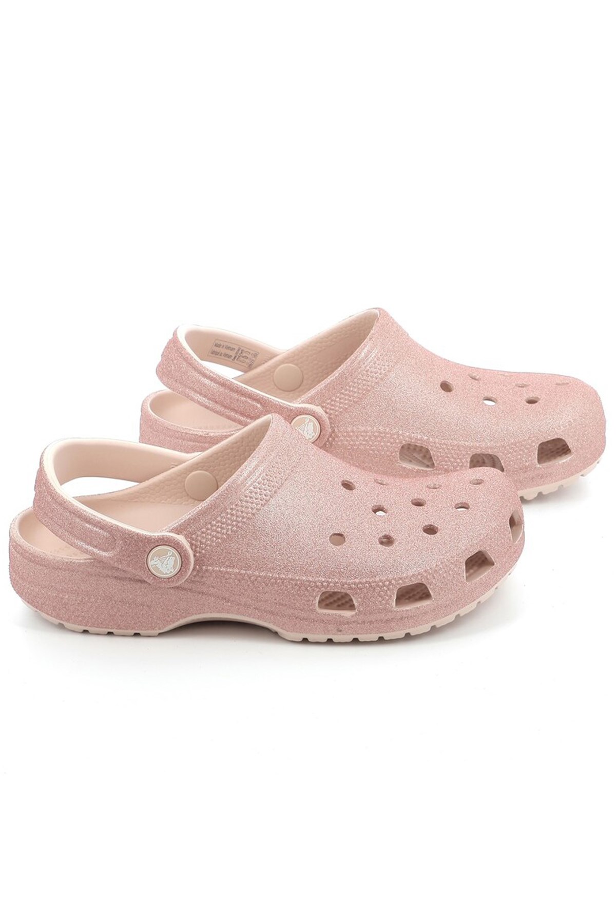 Crocs Classic Glitter Clog Kadın Terlik 205942-6WV Pembe
