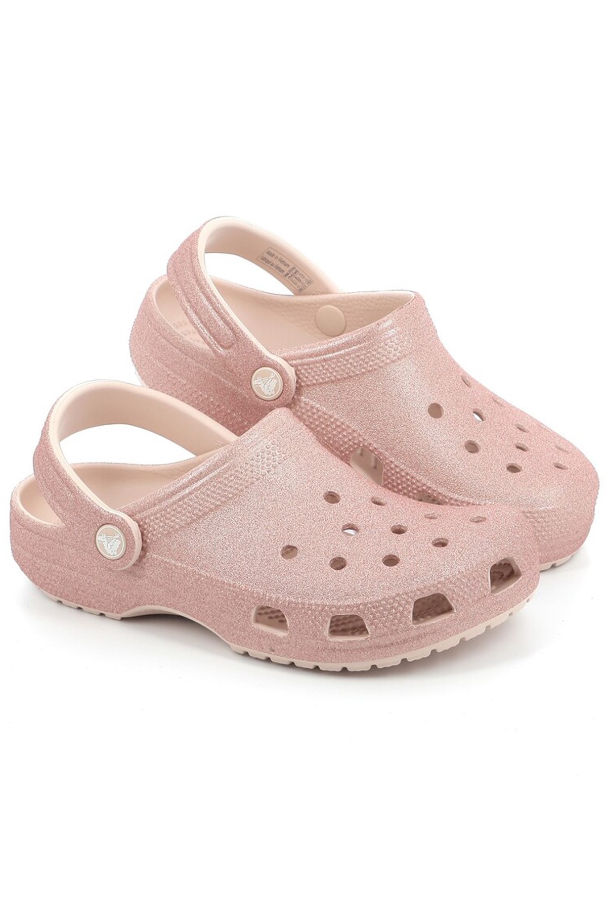 Crocs Classic Glitter Clog Kadın Terlik 205942-6WV Pembe