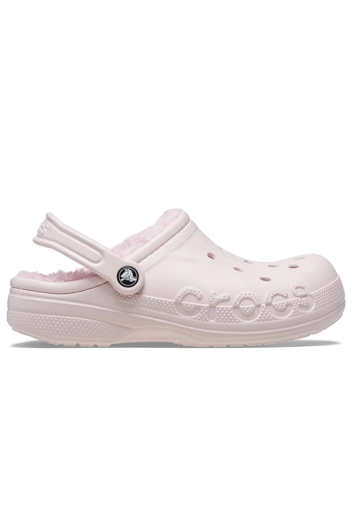 Crocs Baya Lined Clog Unisex Sandalet 205969-010 Pembe