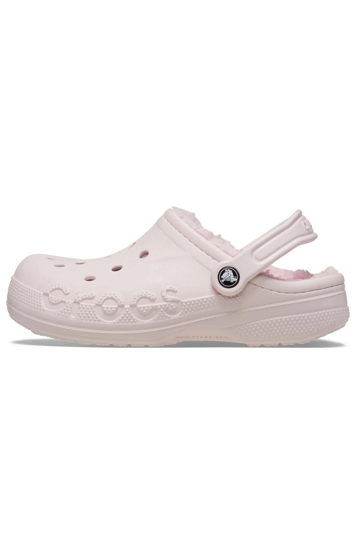 Crocs Baya Lined Clog Unisex Sandalet 205969-010 Pembe