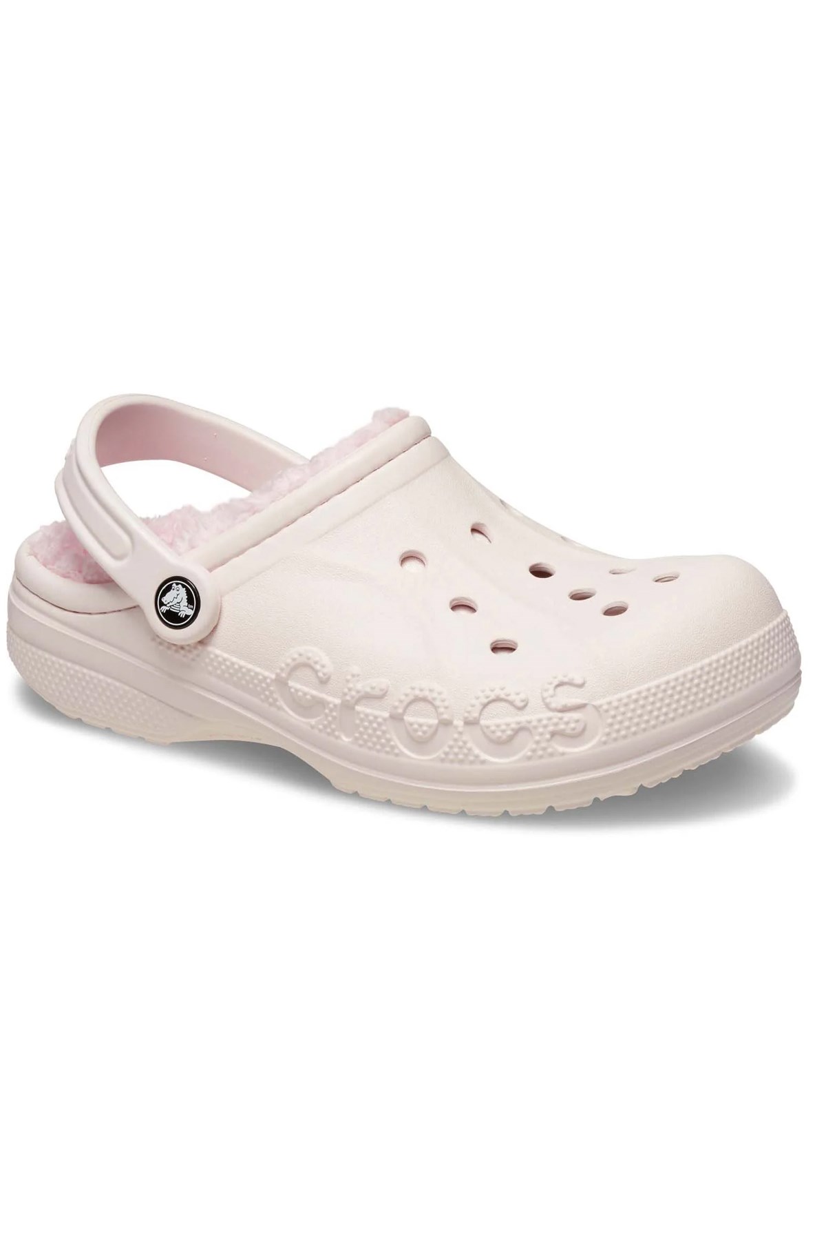 Crocs Baya Lined Clog Unisex Sandalet 205969-010 Pembe