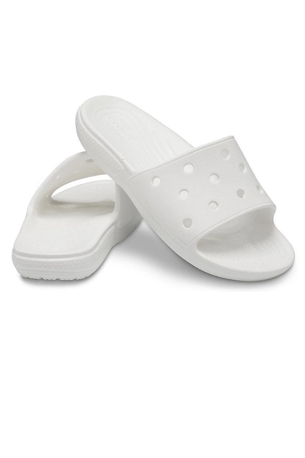 CROCS Classic Crocs Slide Unisex Terlik 206121-100 Beyaz