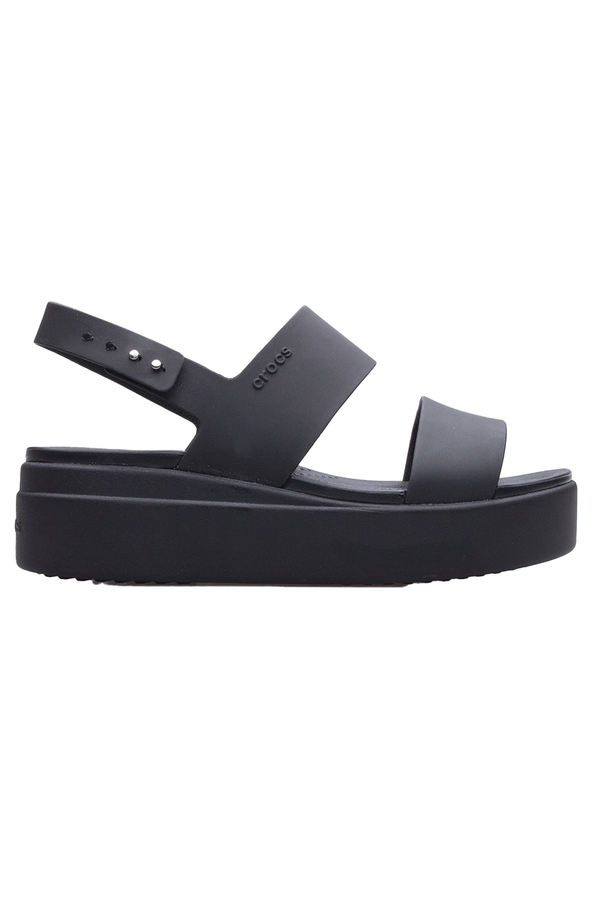 Crocs Brooklyn Low Wedge Kadın Sandalet 206453-060 Siyah