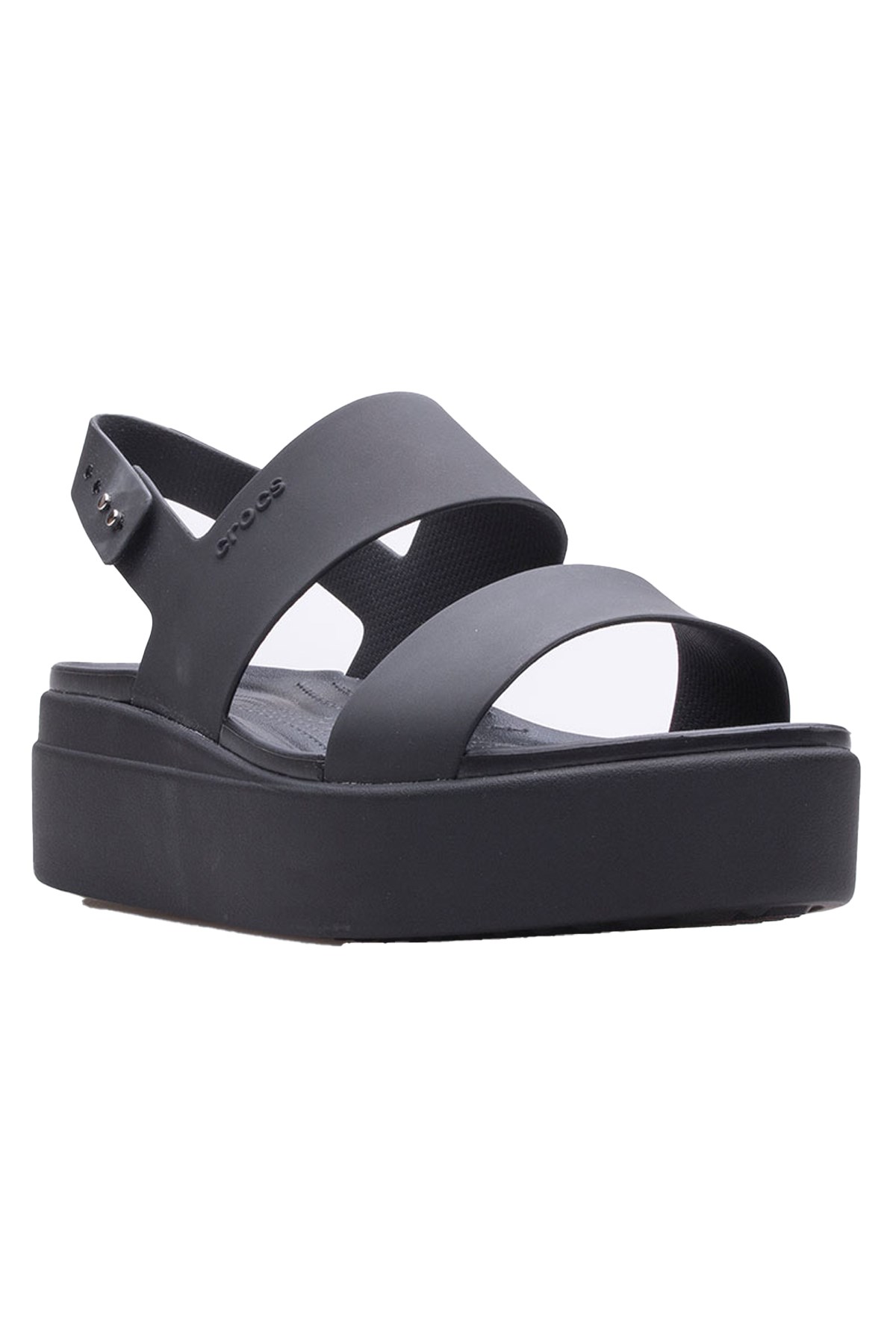 Crocs Brooklyn Low Wedge Kadın Sandalet 206453-060 Siyah