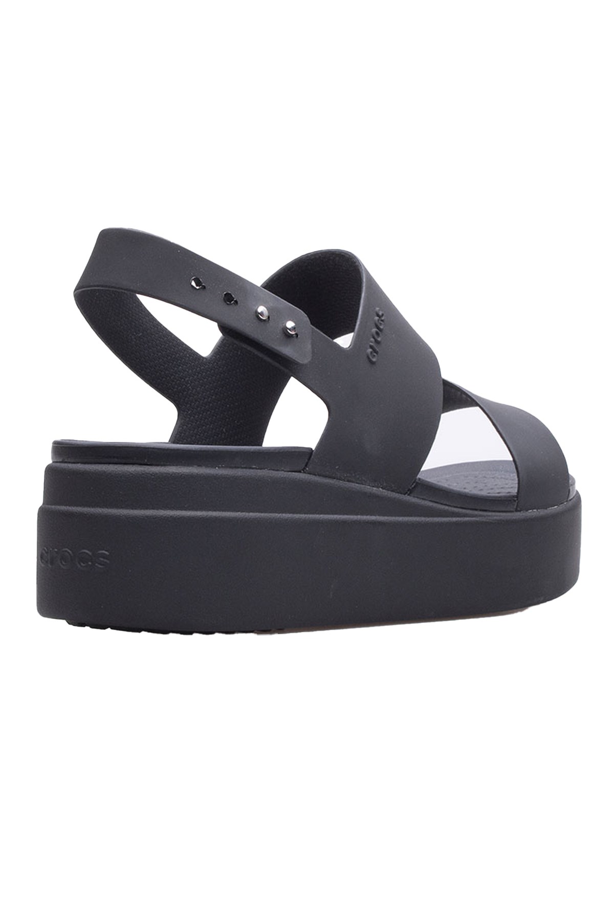 Crocs Brooklyn Low Wedge Kadın Sandalet 206453-060 Siyah