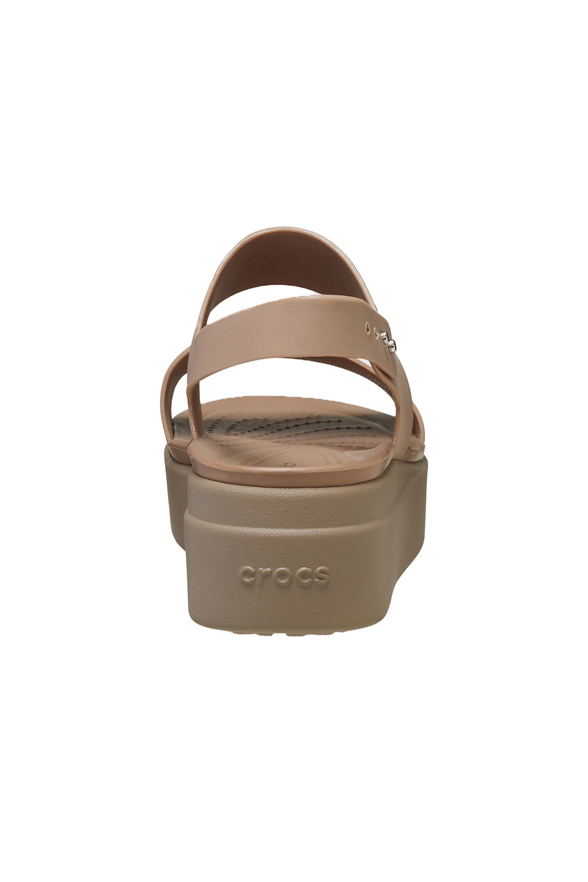 Crocs Brooklyn Low Wedge Kadın Sandalet 206453-2EL Kahverengi