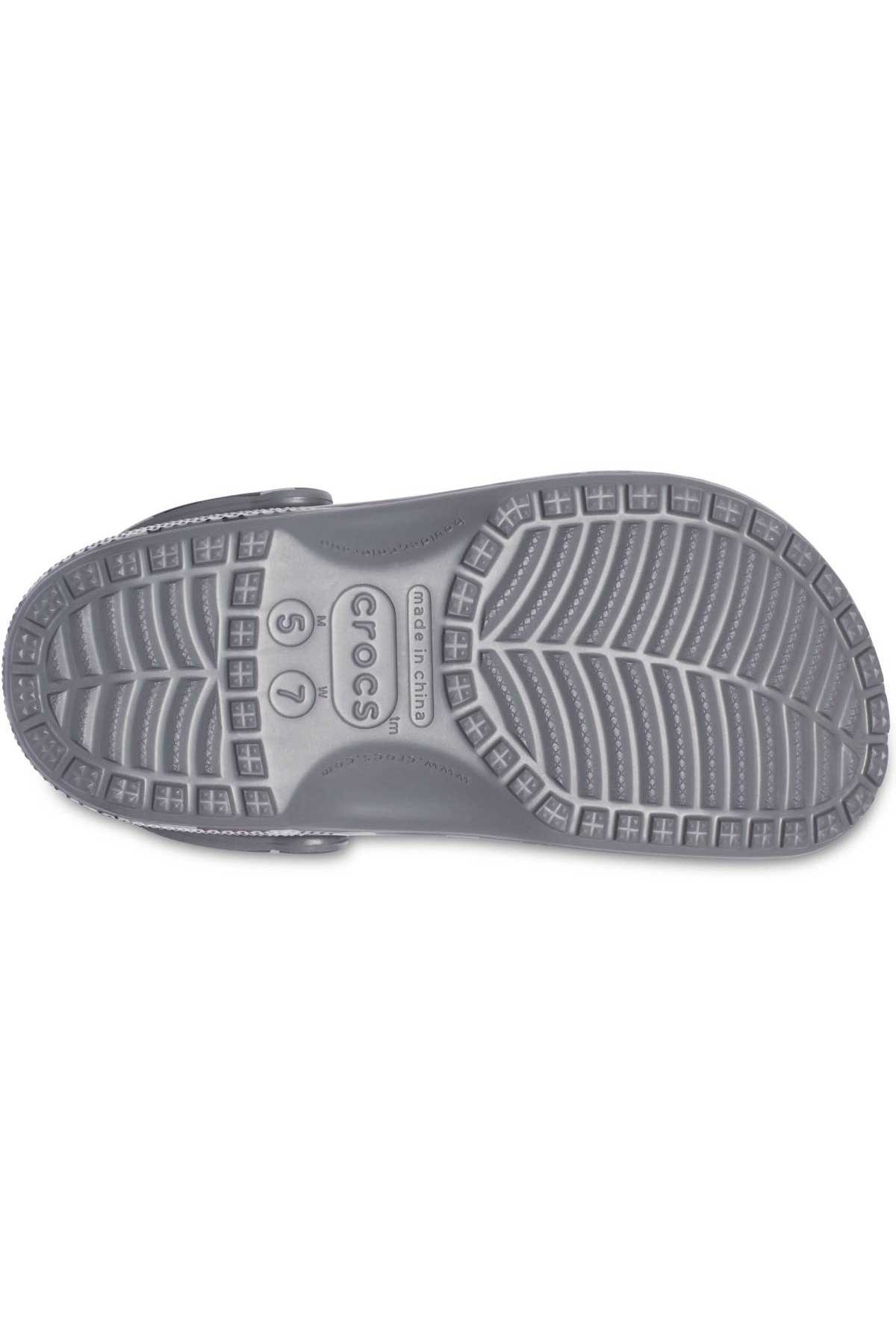 Crocs Classic Printed Camo Clog Unisex Terlik 206454-0IE Gri