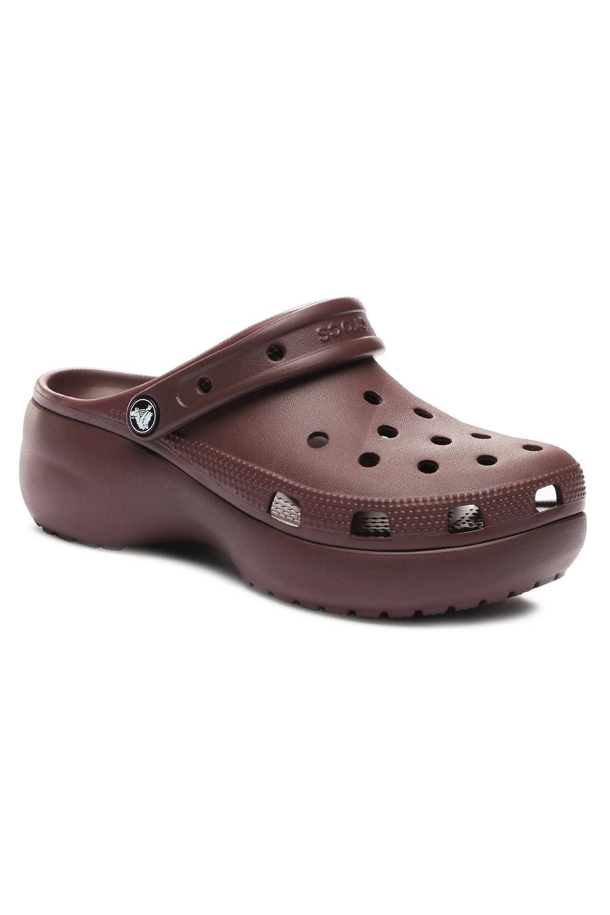 Crocs Classic Platform Clog Kadın Terlik 206750-6WD Bordo