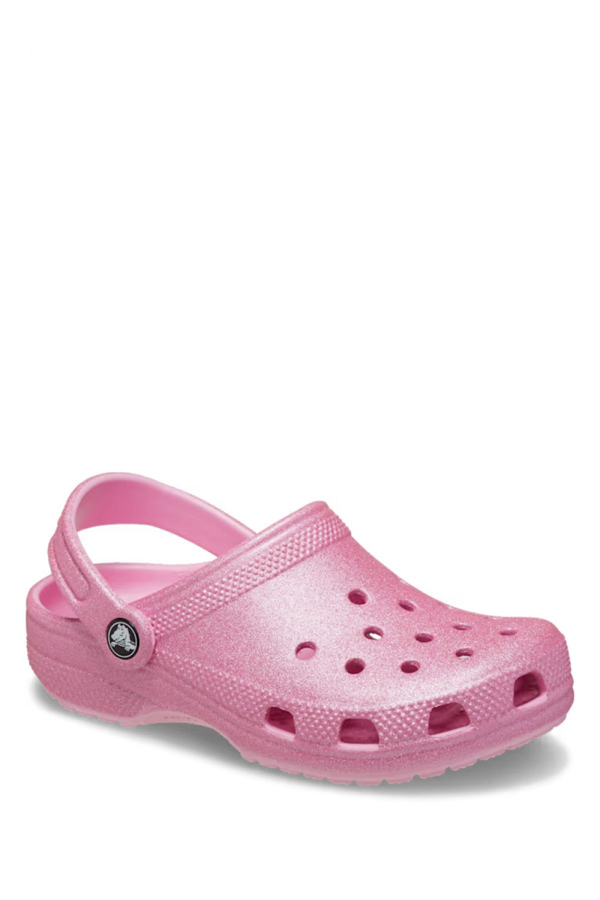 Crocs Classic Glitter Clog Çocuk Sandalet 206993-6XE Pembe
