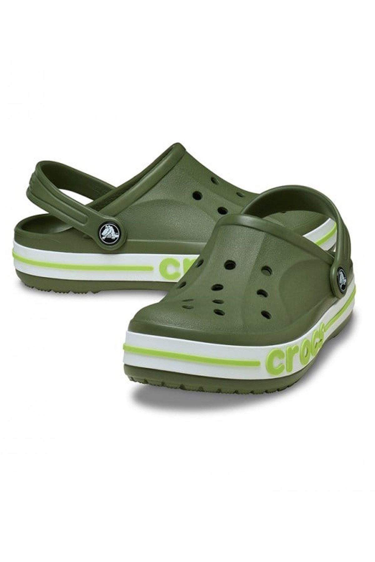 Crocs Bayaband Çocuk Terlik 207019-3CB Haki