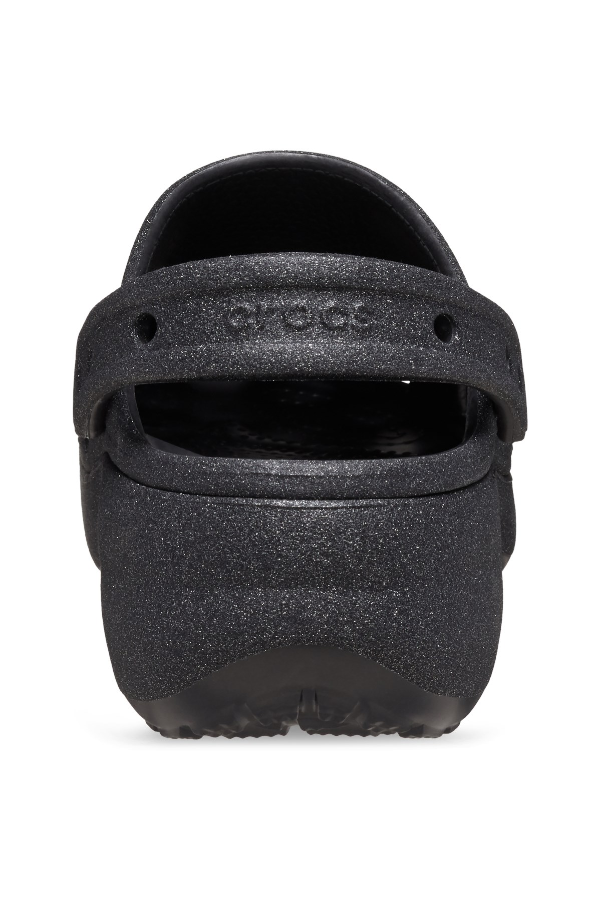 Crocs Classic Platform Glitter Kadın Sandalet 207241-001 Siyah