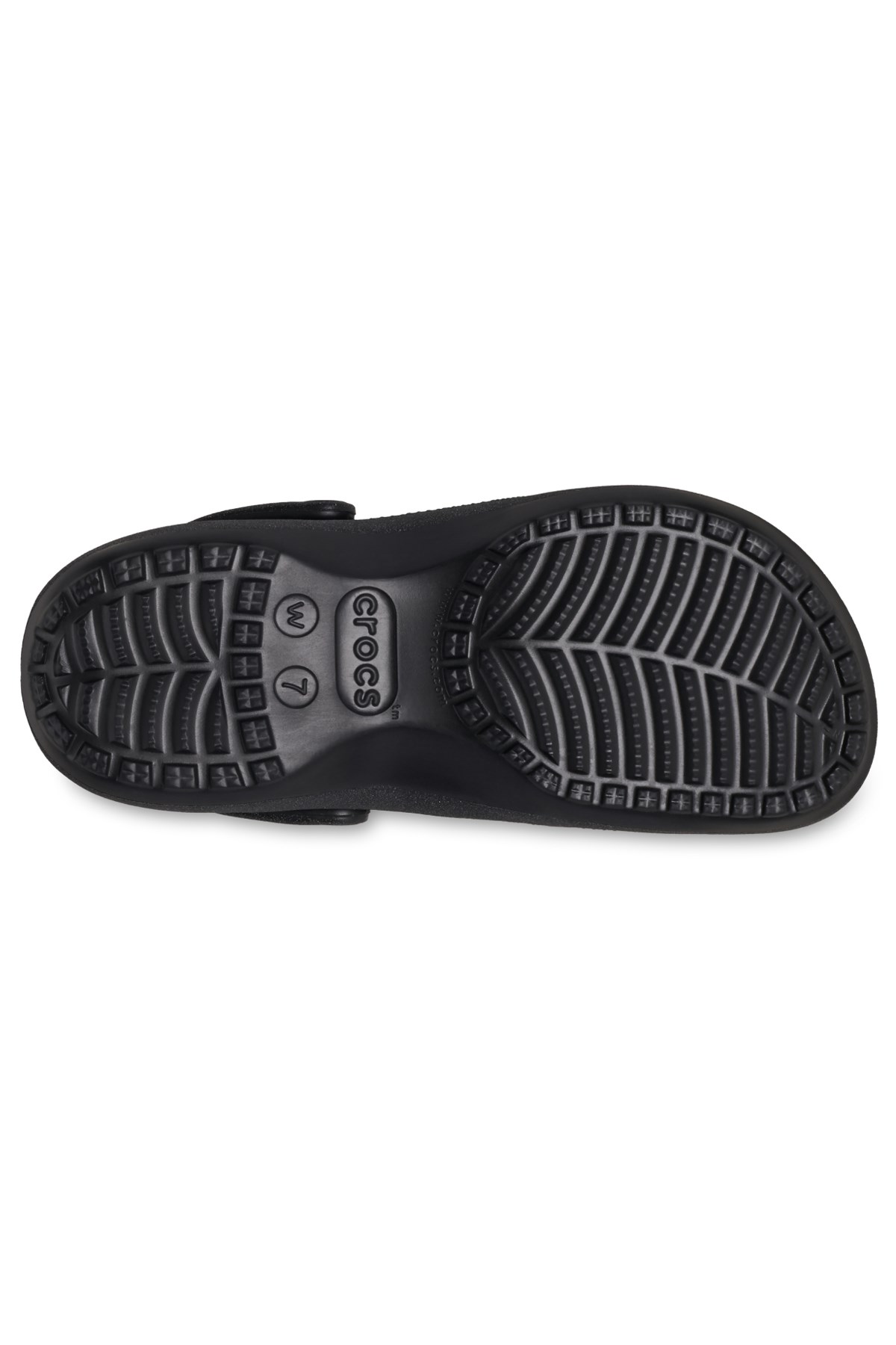 Crocs Classic Platform Glitter Kadın Sandalet 207241-001 Siyah