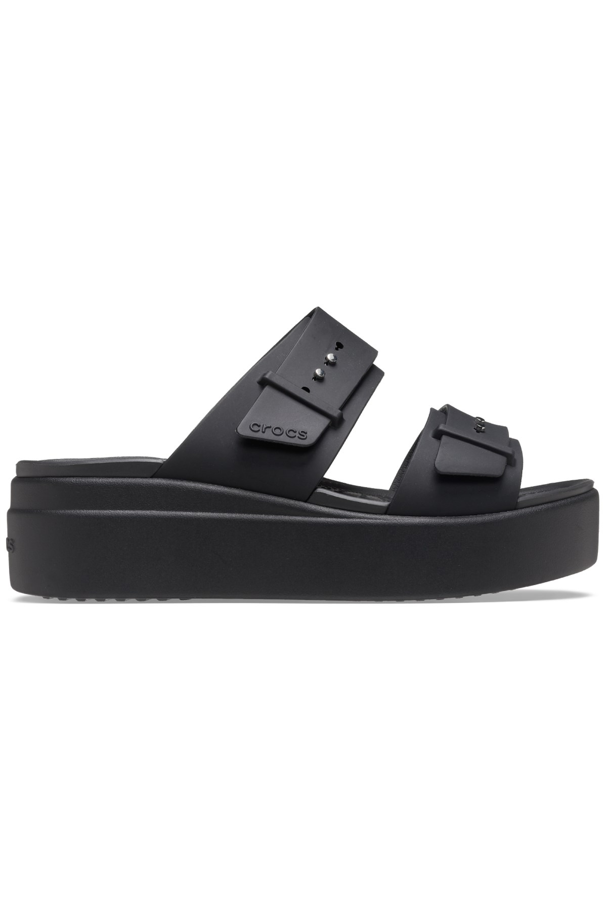 Crocs Brooklyn Buckle Kadın Terlik 207431-001 Siyah
