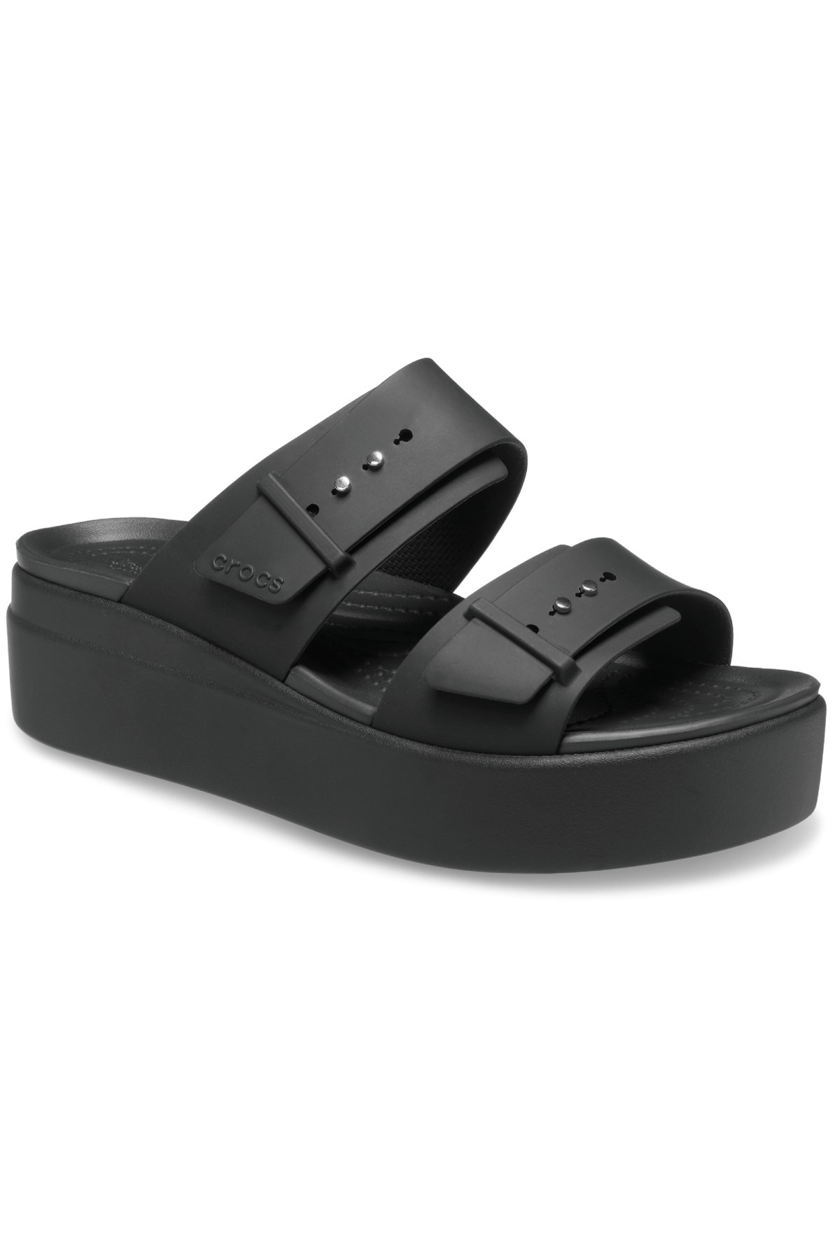 Crocs Brooklyn Buckle Kadın Terlik 207431-001 Siyah