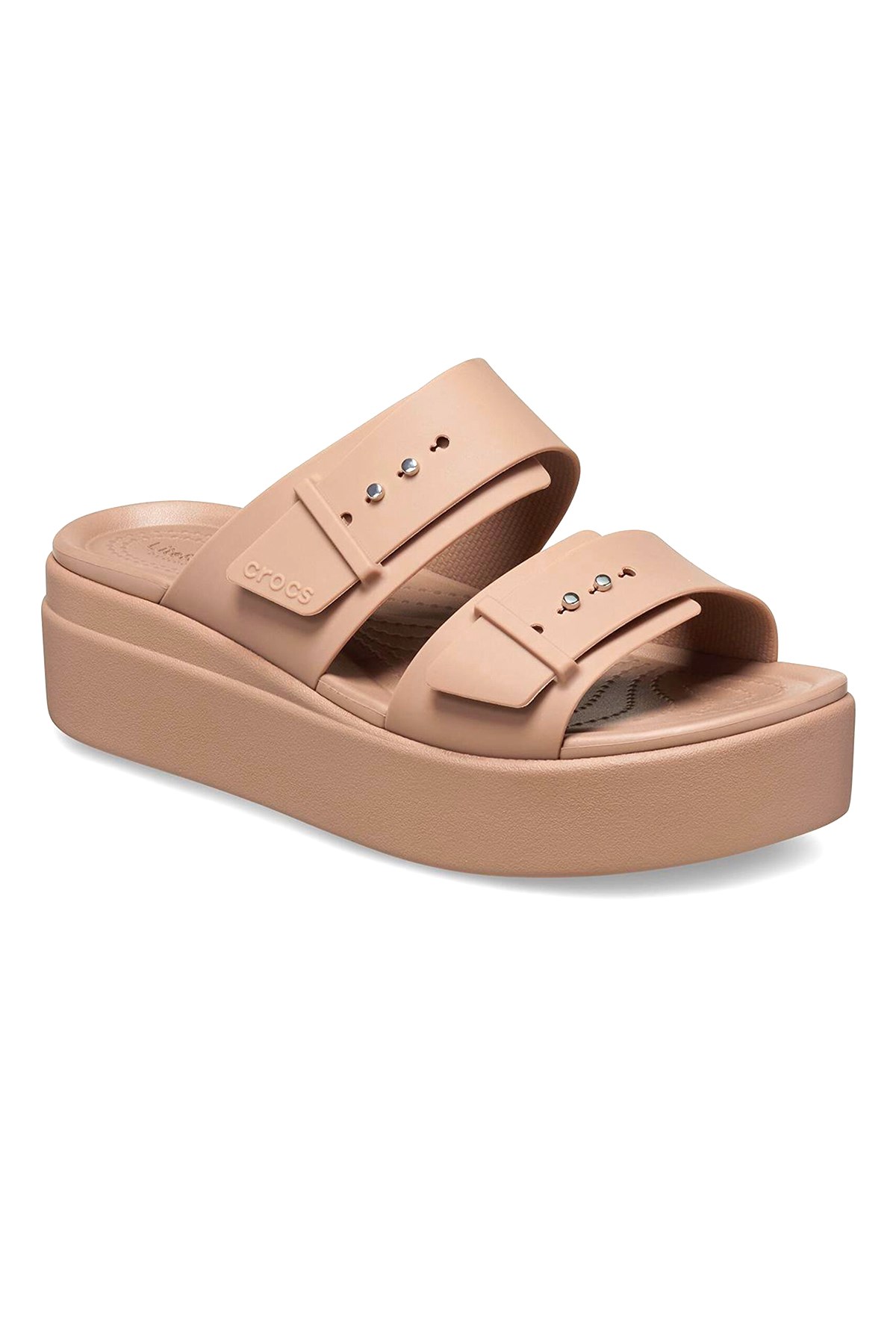 Crocs Brooklyn Buckle Kadın Terlik 207431-2Q9 Kahverengi