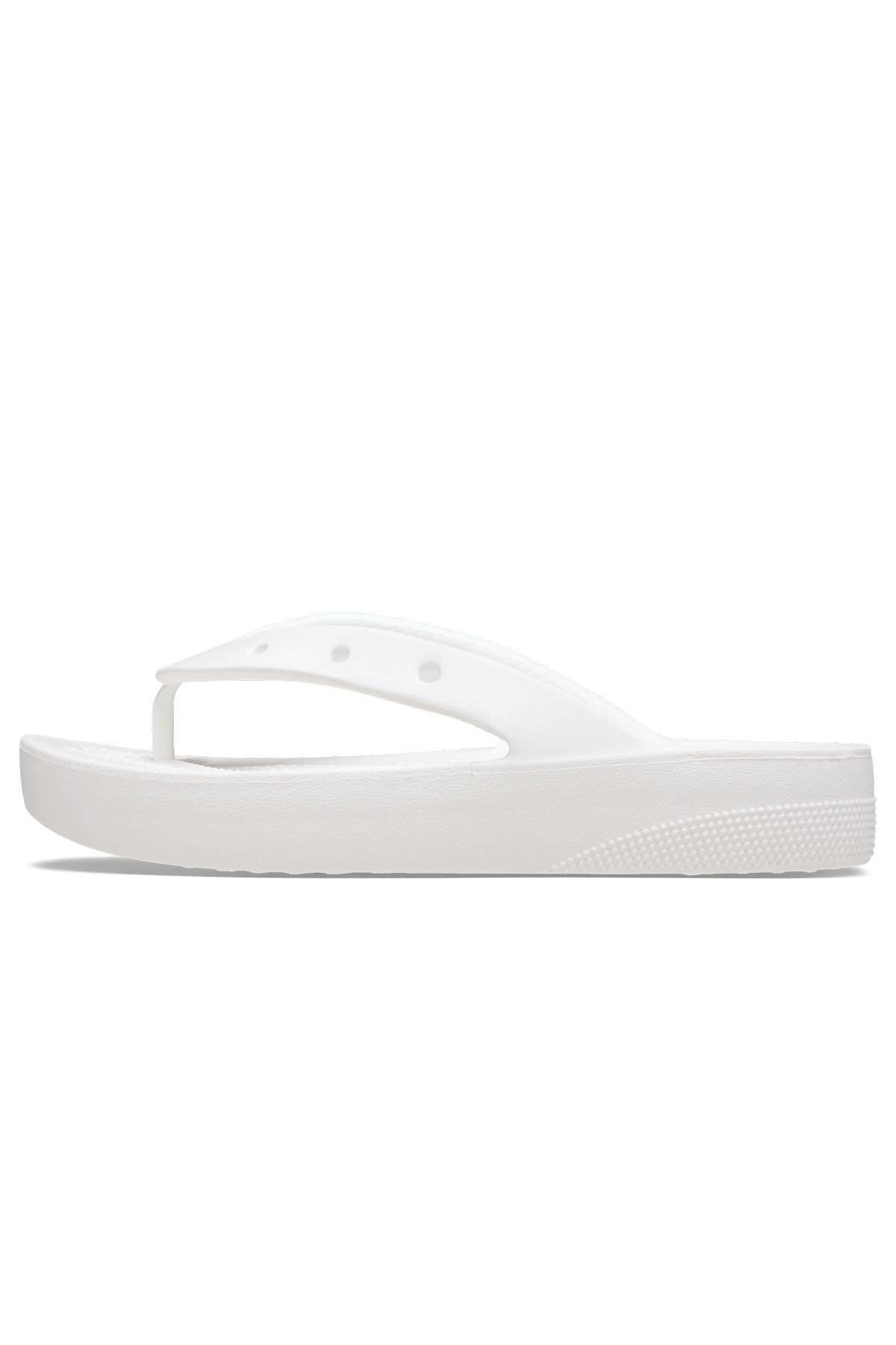 Crocs Classic Platform Flip Kadın Terlik 207714-100 Beyaz