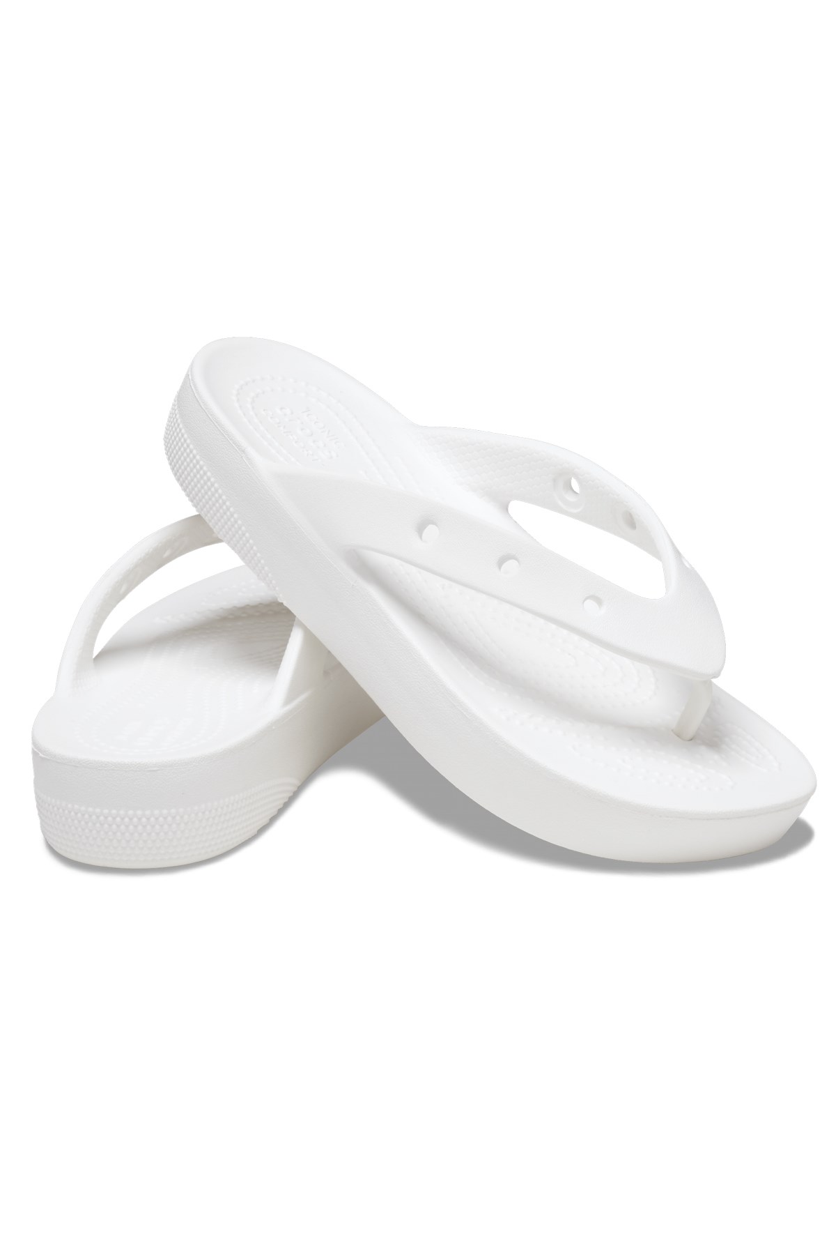 Crocs Classic Platform Flip Kadın Terlik 207714-100 Beyaz