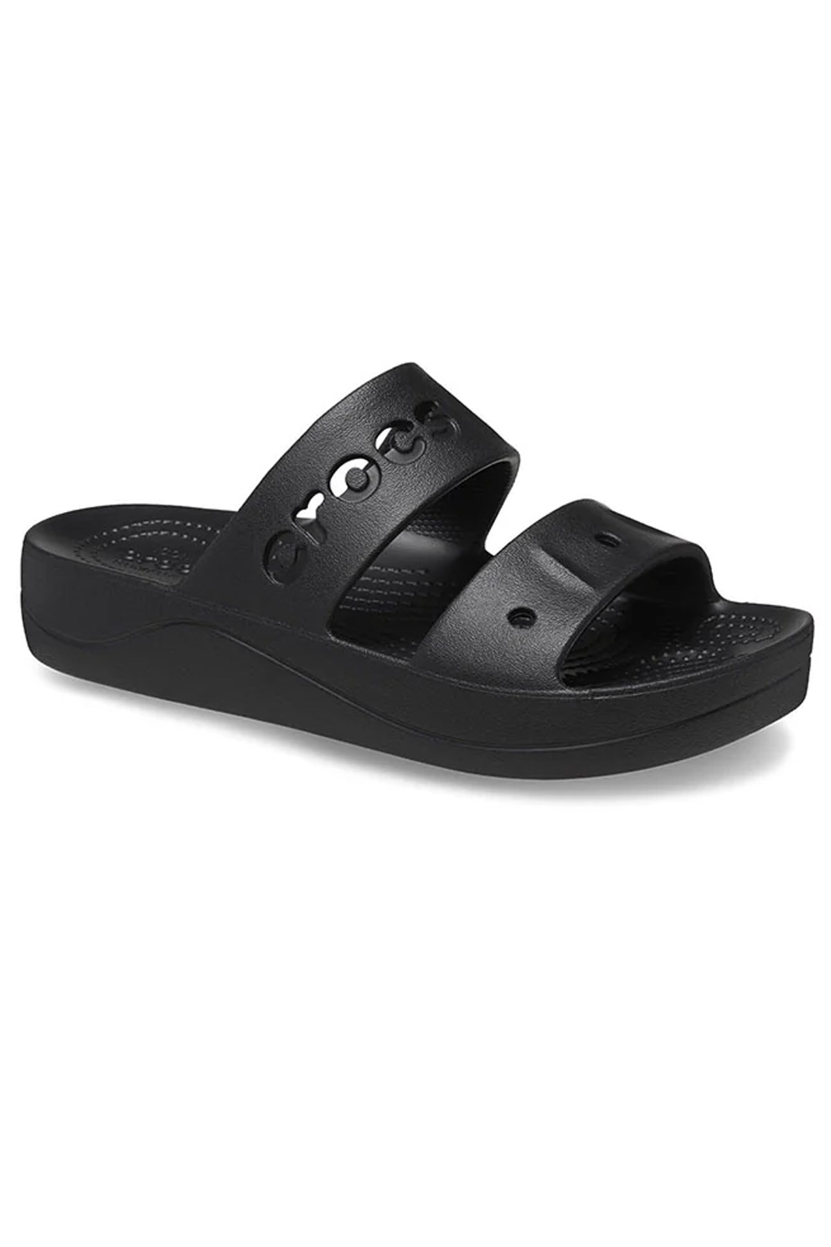 Crocs Baya Platform Kadın Terlik 208188-001 Siyah
