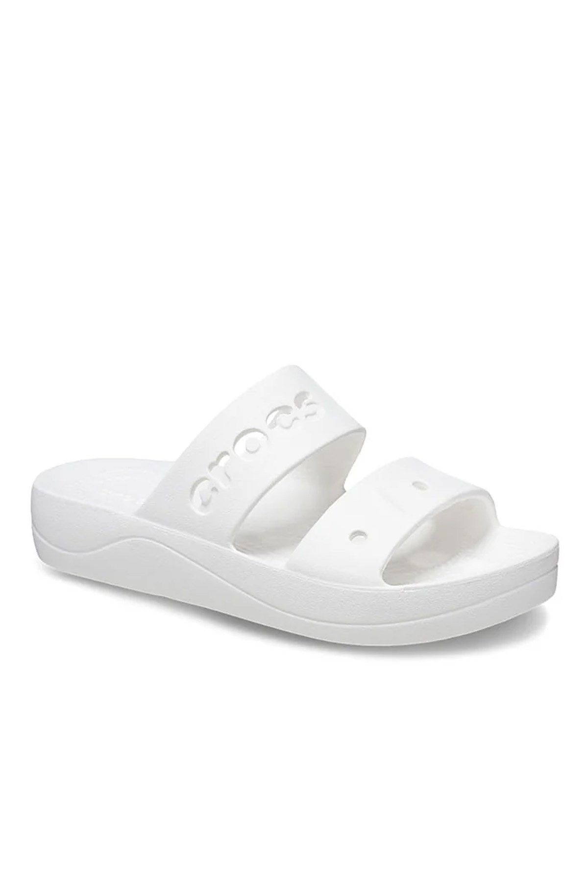 Crocs Baya Platform Kadın Terlik 208188-100 Beyaz
