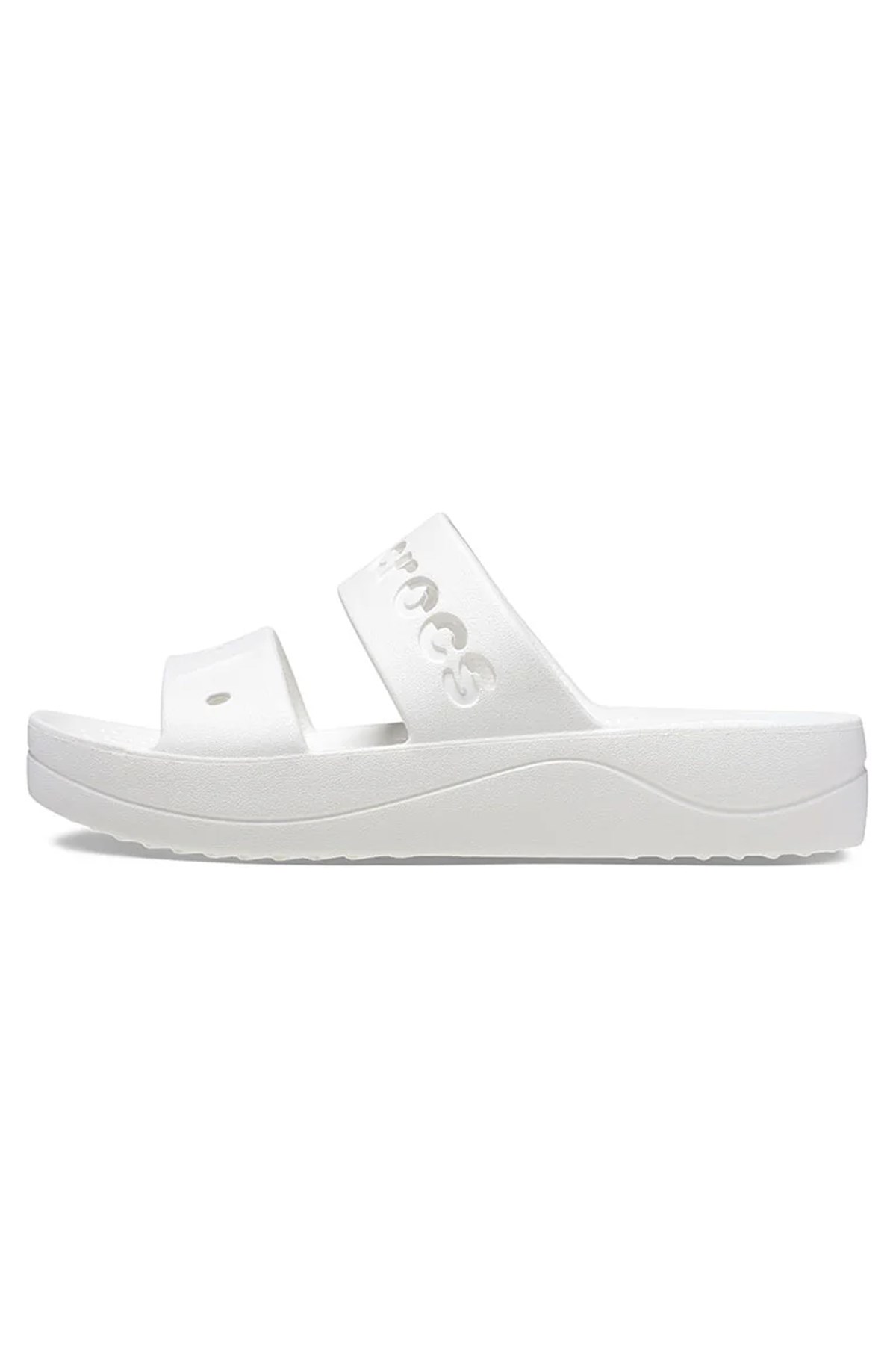 Crocs Baya Platform Kadın Terlik 208188-100 Beyaz