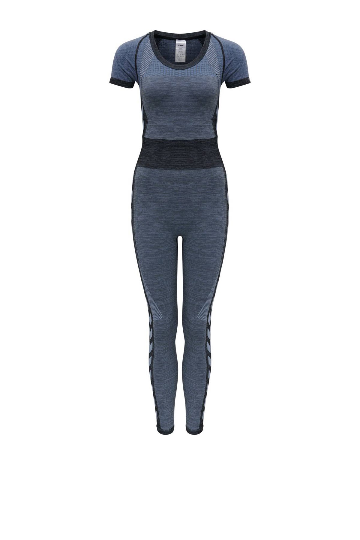 Hummel Sky Seamless Jumpsuit Kadın Tulum 208262-2047 Mavi