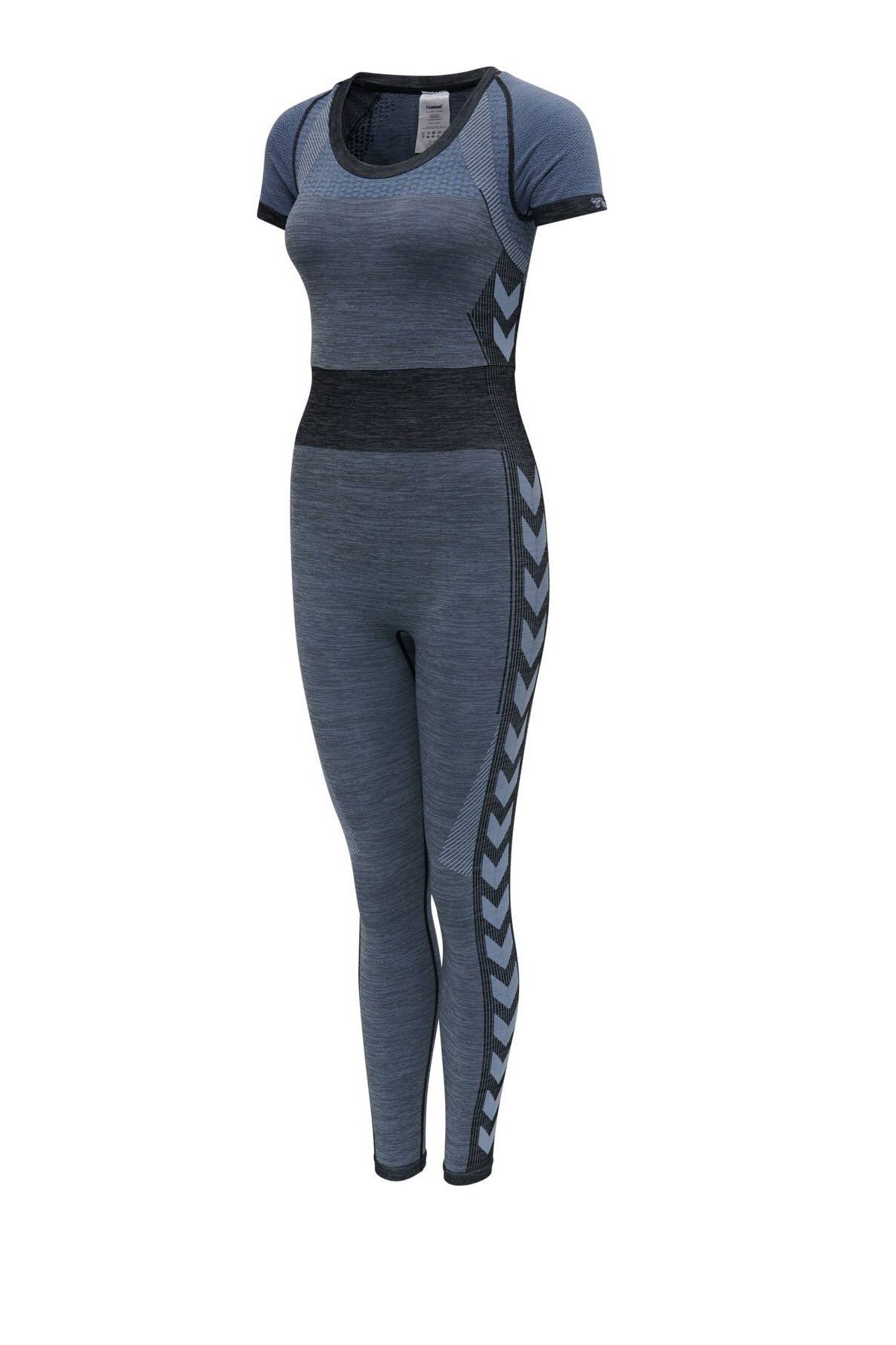 Hummel Sky Seamless Jumpsuit Kadın Tulum 208262-2047 Mavi