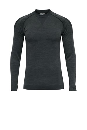 Hummel Tracker Seamless Erkek Uzun Kol Tişört 208413-2508 Siyah