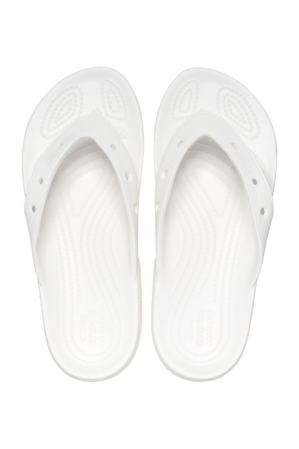 Crocs Classic Flip V2 Unisex Terlik 209402-100 Beyaz
