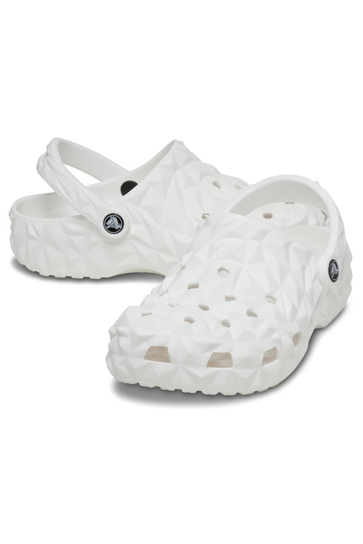 Crocs Classic Geometric Clog Unisex Terlik 209563-100 Beyaz