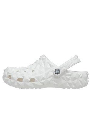 Crocs Classic Geometric Clog Unisex Terlik 209563-100 Beyaz