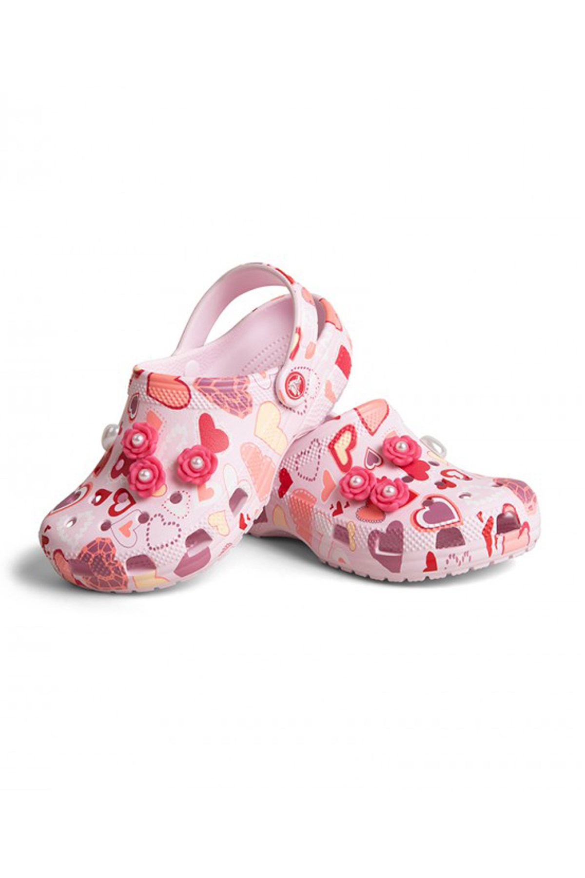Crocs Classic VDay Çocuk Terlik 209754-7CI Pembe